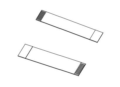 FFC软排线 1.0mm Pitch 反面