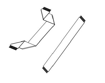 FFC软排线 0.5mm Pitch  双头焊锡